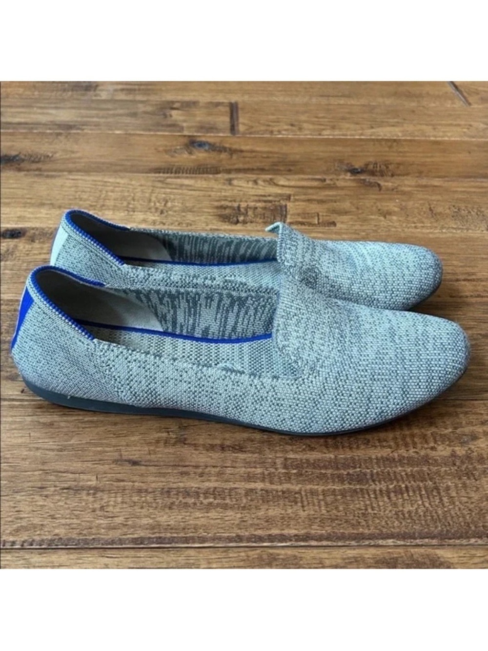 Rothy’s The Loafer Flats Sustainable Slip On Shoes Heather Gray Size 10